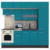 Bucatarie BIGMAR 230 A Wenge / Decor 0245